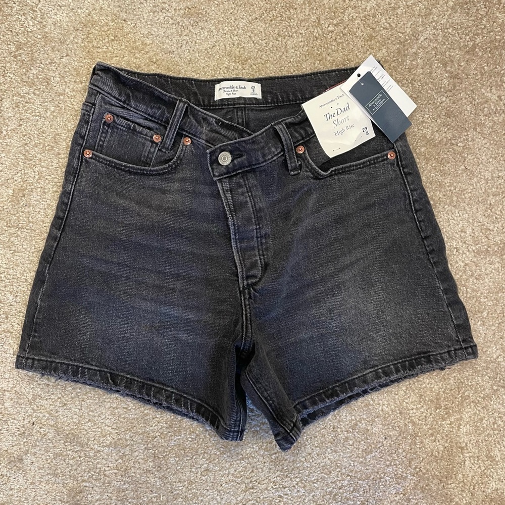 Abercrombie High Rise Dad Shorts